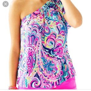 NWT - Lilly Pulitzer Fifer Top in Psychedelic Sunshine - Size XS